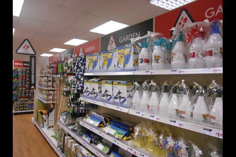 Mega Value, garden section